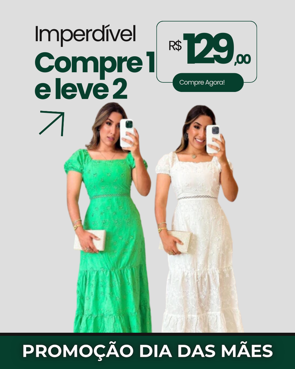 COMPRE 1 LEVE 2 - Vestido Jessica